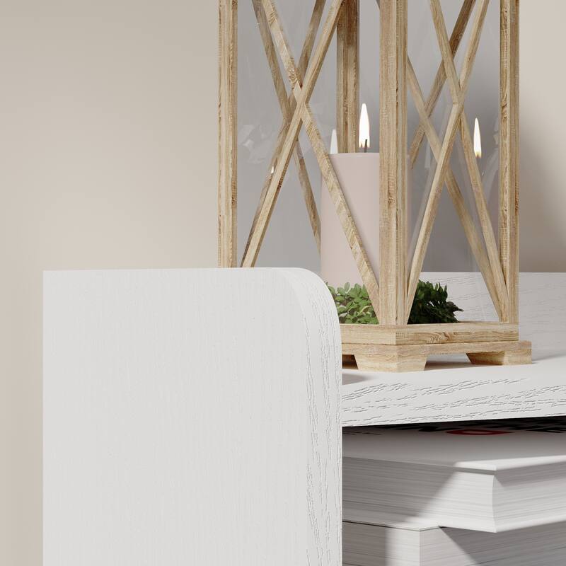 Freestanding Shoe Cabinet with 4 Flip Drawers, Hidden Narrow Shoe Rack with Open Storage, Shoe Storage Cabinet for Entryway