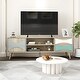 Vintage Mid-century Walnut Wooden TV Stand TV Console Table with ...