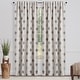 preview thumbnail 2 of 6, Chanasya Traverse Damask Room Darkening Window Curtain Panel Pair (Set of 2)