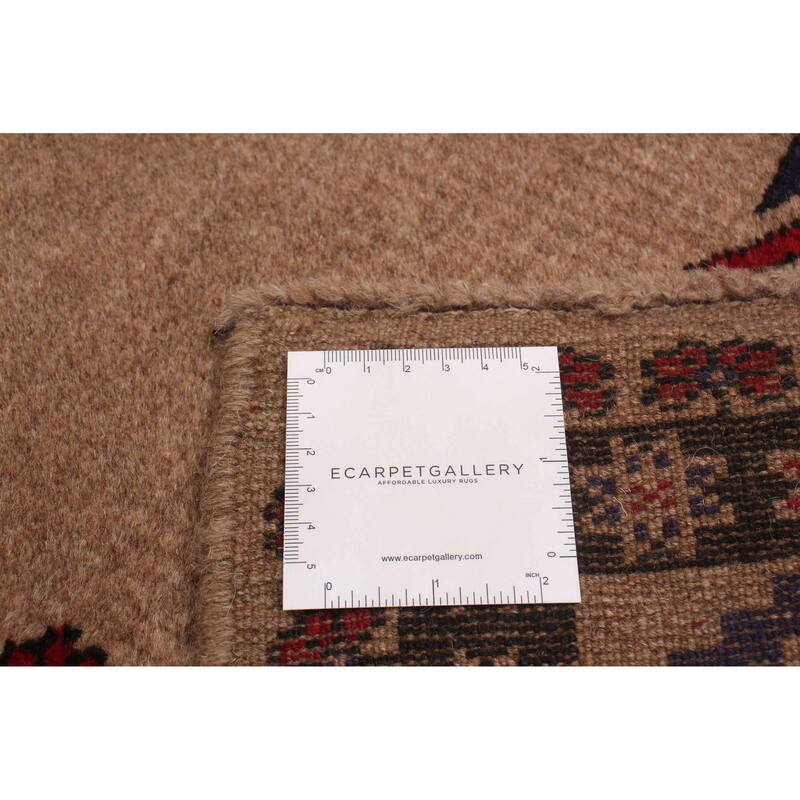 ECARPETGALLERY Hand-knotted Teimani Tan Wool Rug - 6'9 x 9'11