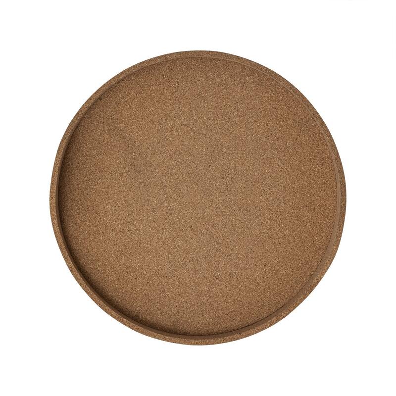 Round Cork Tray Large
