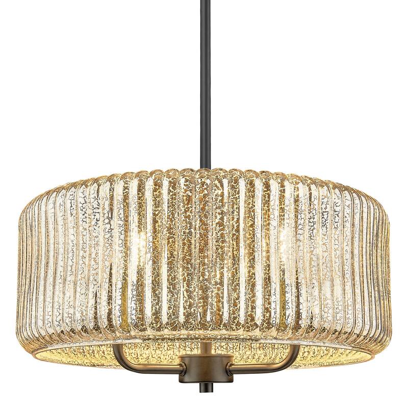 Innovations Lighting 436-3S-G436-16ME Windsor 3 Light 16" Wide Pendant - Matte Black