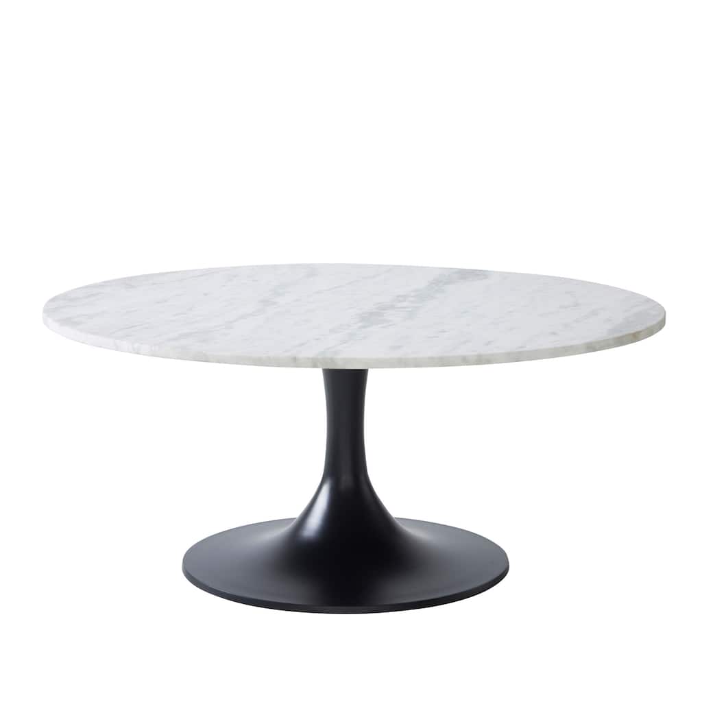 Renwil Lovisa Indoor Aluminum Table, Antique Brass