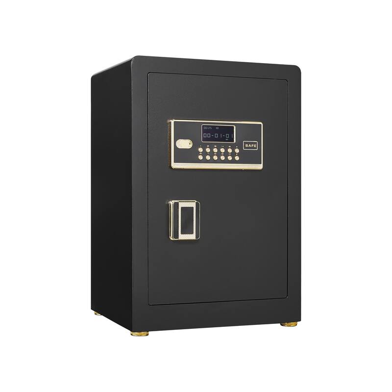 Solid Alloy Steel Office Hotel Home Safe, Security Digital Safes Box with Electronic Keypad, Spare Key, Smart Alert