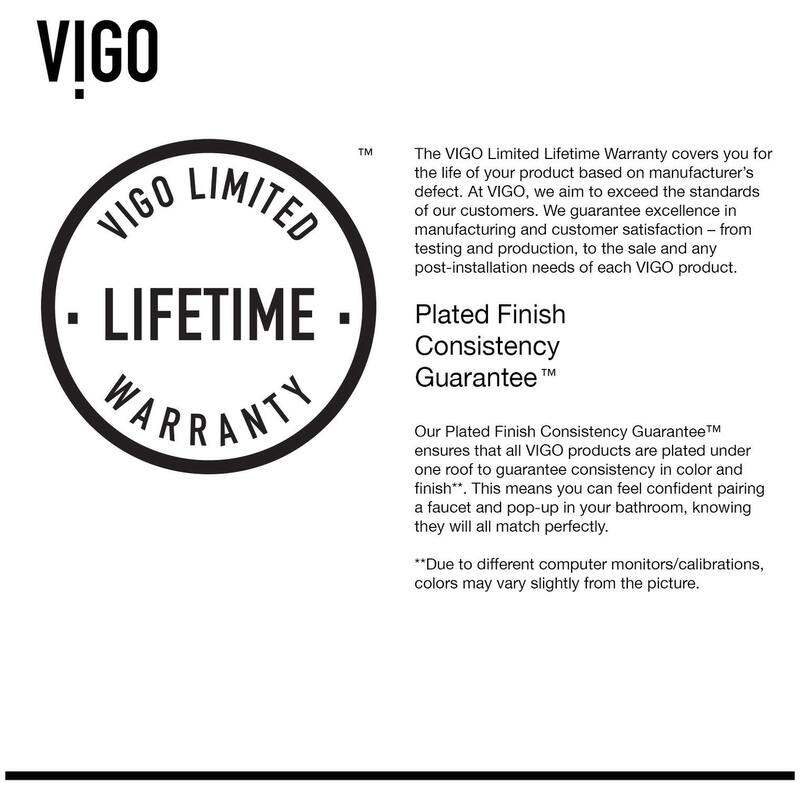 Vigo 18-1/4" Glass Bathroom Vessel Sink with Duris Single Hole