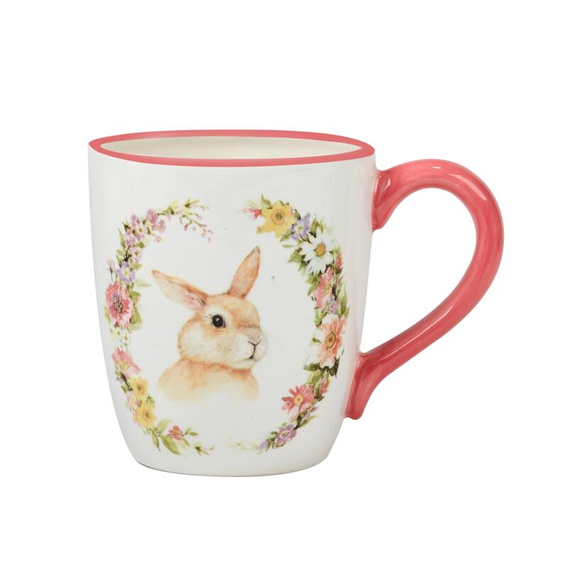 Certified International Easter Garden 20 oz. Mugs, Set of 4 Assorted Designs