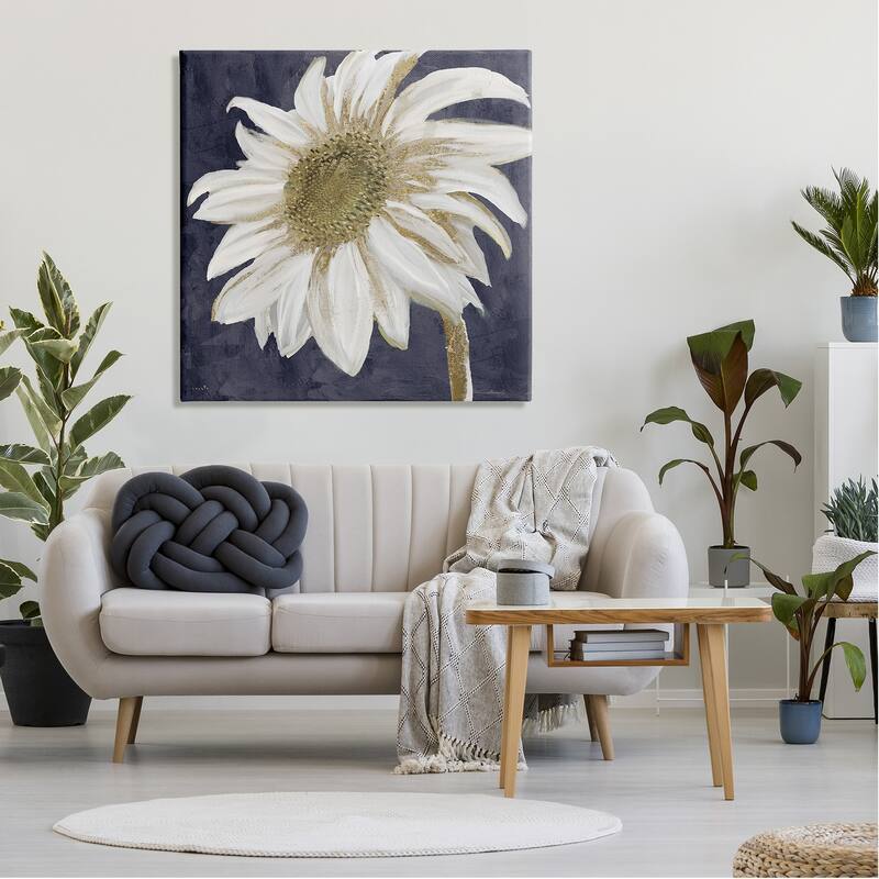 Stupell Distressed Daisy Petals Stretched Canvas Wall Art, Design by Sophie 6