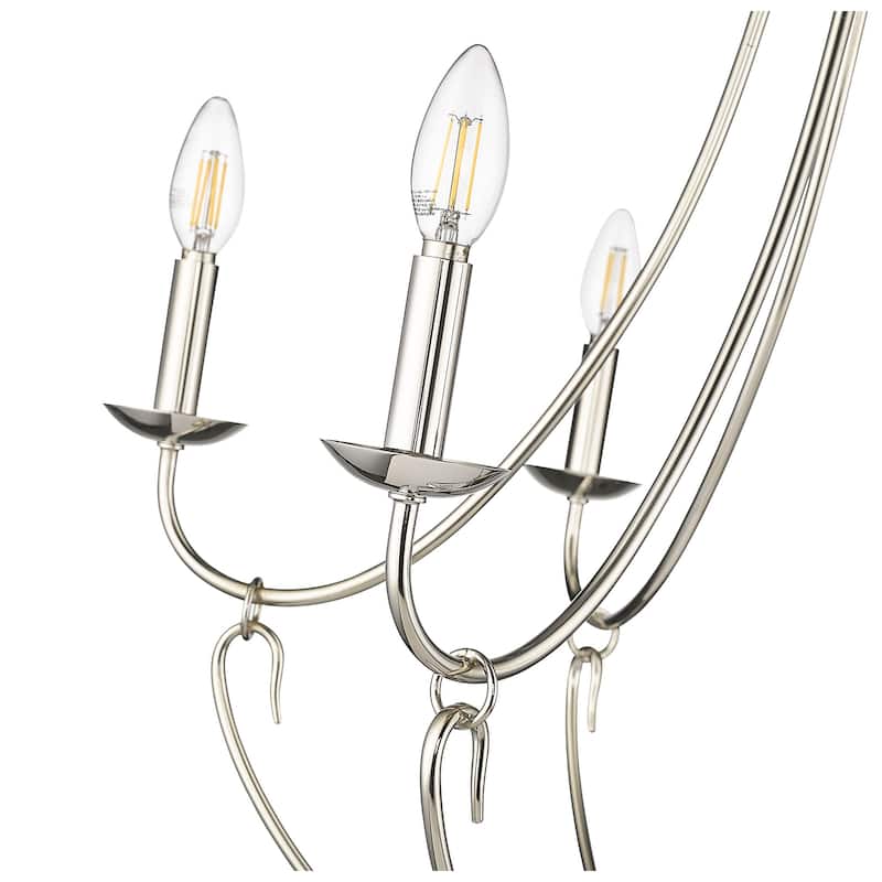Millennium Lighting 12106 Eisley 6 Light 29" Wide Chandelier