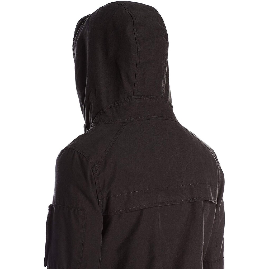 levi's women's cotton four pocket hooded field jacket