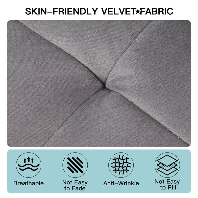 Pocassy 87" Sectional Sofa Modular Deep Seat Sofa Couch