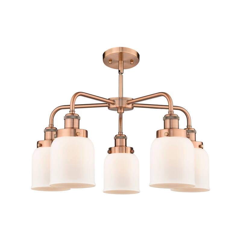 Innovations Lighting Bell - 5 Light 23" Stem Hung Chandelier
