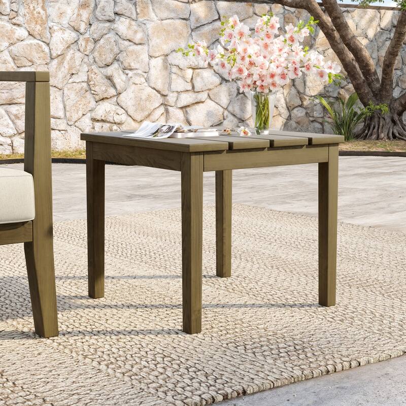 Outdoor Patio Teak Wood Side Table Coffee Table