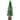 Glittered Pine Tree Christmas Decoration - 9.5"