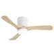 Option 42"White with Solid wood Blades/Withlight