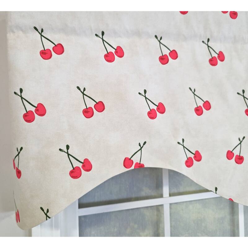 RLF Home Cherry Dance Cornice Valance