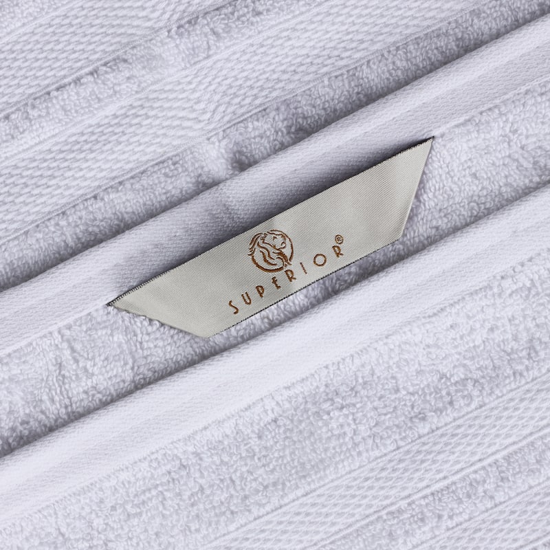 Superior 100% Ultra Soft Cotton Highly Absorbent Medium Weight Solid Bath Towel – Set of 4