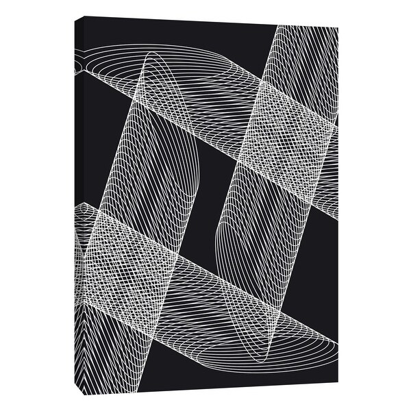 PTM Images 9-105839 PTM Canvas Collection 10" x 8" - "Linear Motion 4" Giclee Abstract Art Print on Canvas