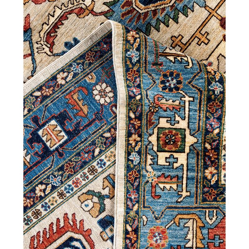 Serapi One-of-a-Kind Hand-Knotted Area Rug - Ivory - 9' 2" x 11' 9"