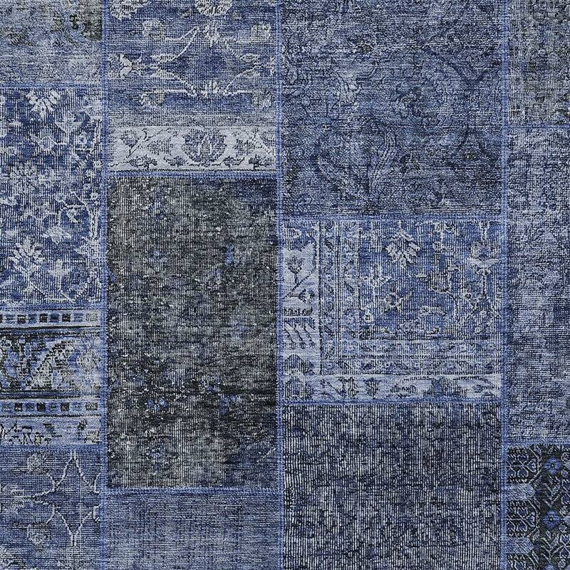 HomeRoots Patchwork Transitional Rectangle Outdoor Rug