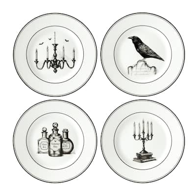 Lenox Vintage Halloween 4-Piece Dessert Plate Set