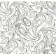 preview thumbnail 1 of 3, Seabrook Designs Linnet Paisley Scrolls Unpasted Wallpaper 27 in. W x 27 ft. L - Inkwell & Off-White