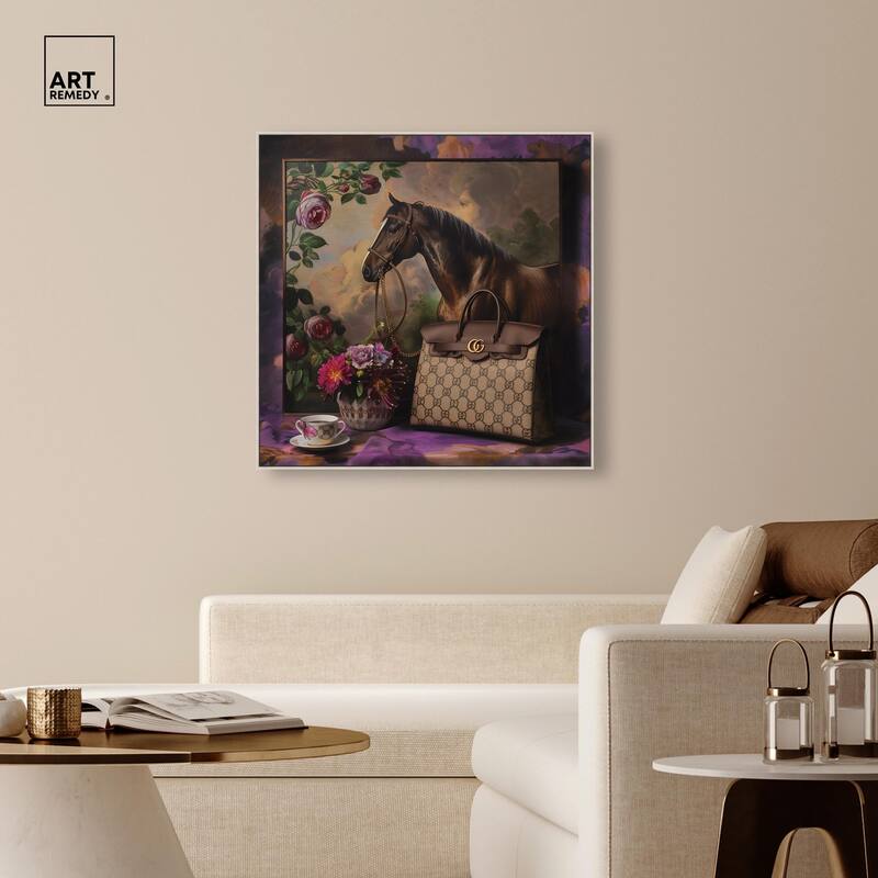 Fanciful Horse Portrait Canvas by Art Remedy