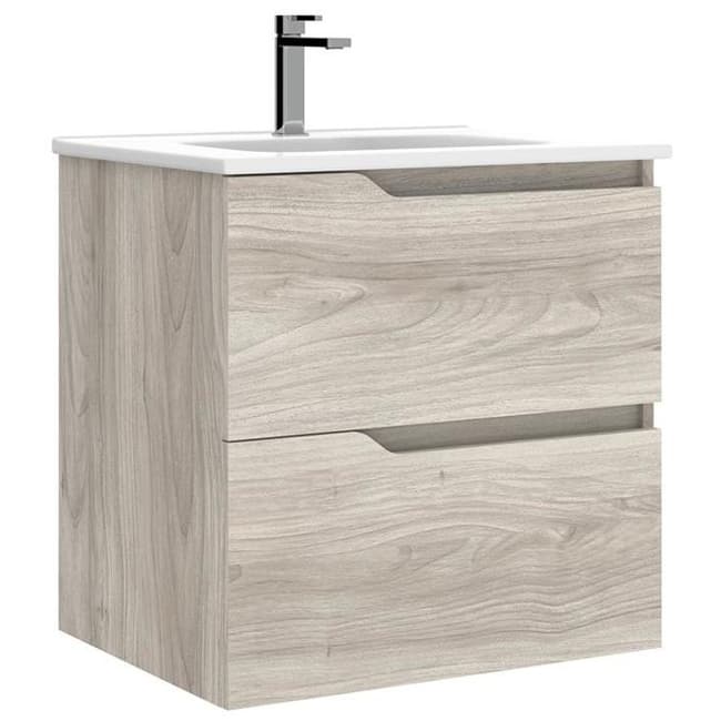 WS Bath Collections Menta C60 Menta 24" Wall Mounted Single Basin