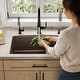 preview thumbnail 44 of 76, Karran Undermount Quartz Double Bowl Kitchen Sink
