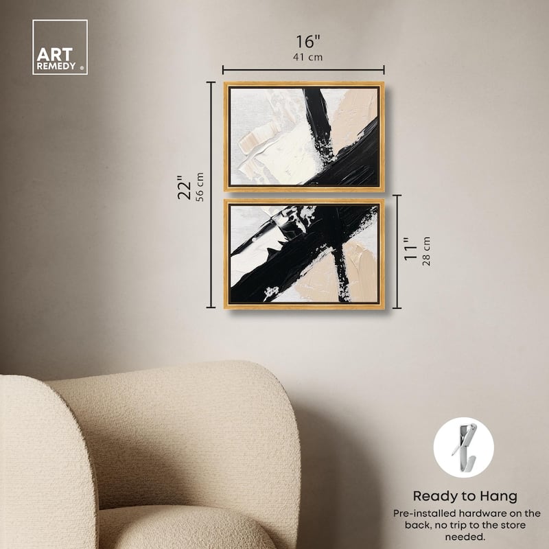 Graphic Impact II Canvas Set of 2 by Art Remedy