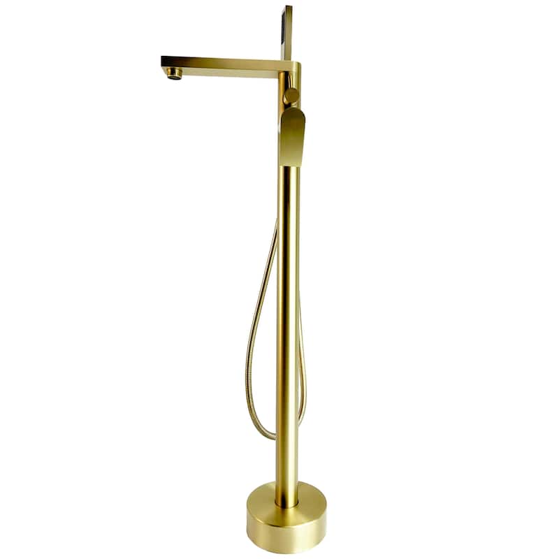 Venus Square Head Tub Filler Faucet with Handshower