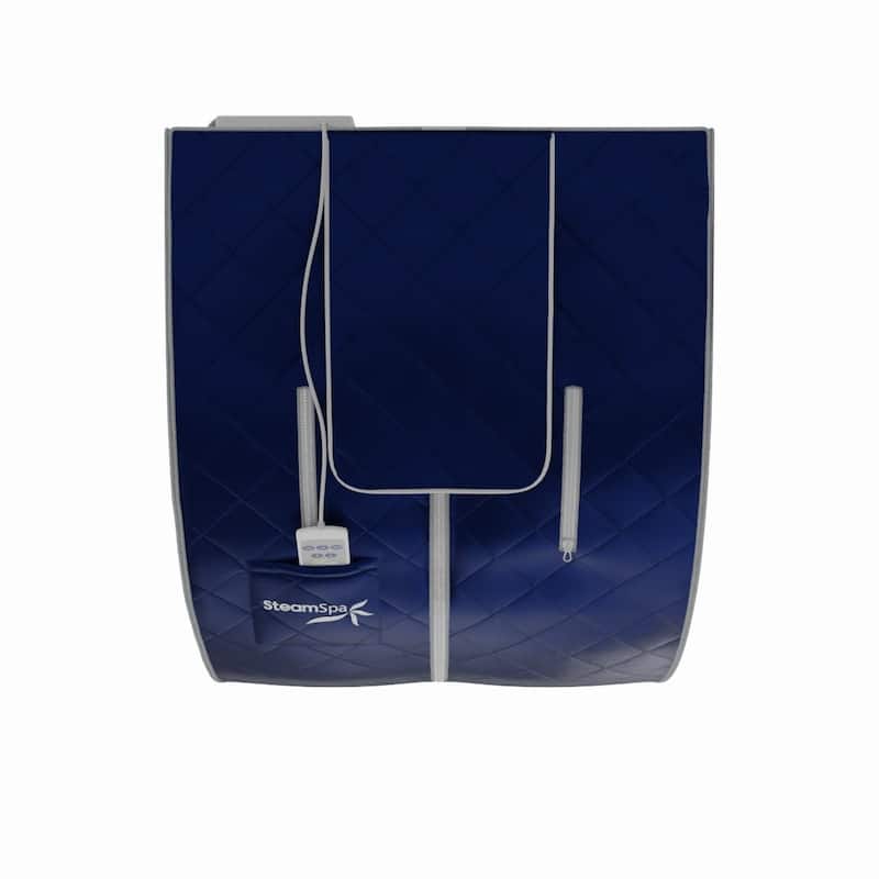 SteamSpa SP-SS0001-1P Portable 1-Person Home Sauna Infrared Heating - Royal Blue