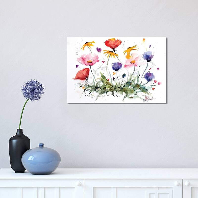 iCanvas "Wildflowers" by Dean Crouser Canvas Print - 12x18x1.5