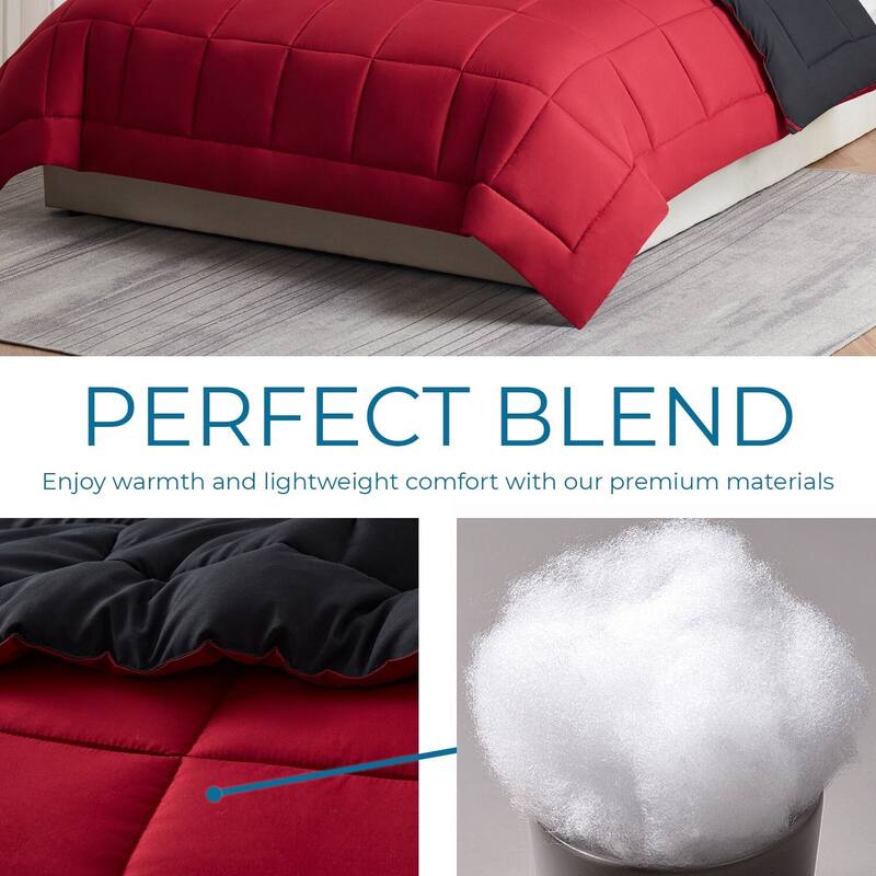 Empyrean All Season Alternative Down Lightweight Reversible Comforter Set