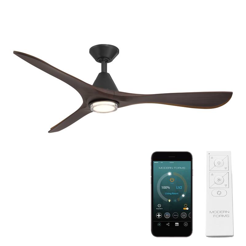 Carve Indoor or Outdoor 3-Blade 60in Smart Ceiling Fan