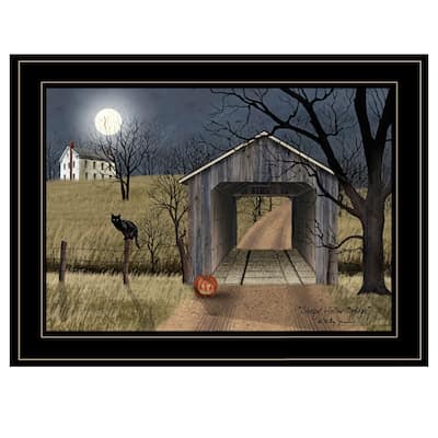 TrendyDecor4U Contemporary "Sleepy Hollow Bridge" Framed Print Wall Art by Billy Jacobs