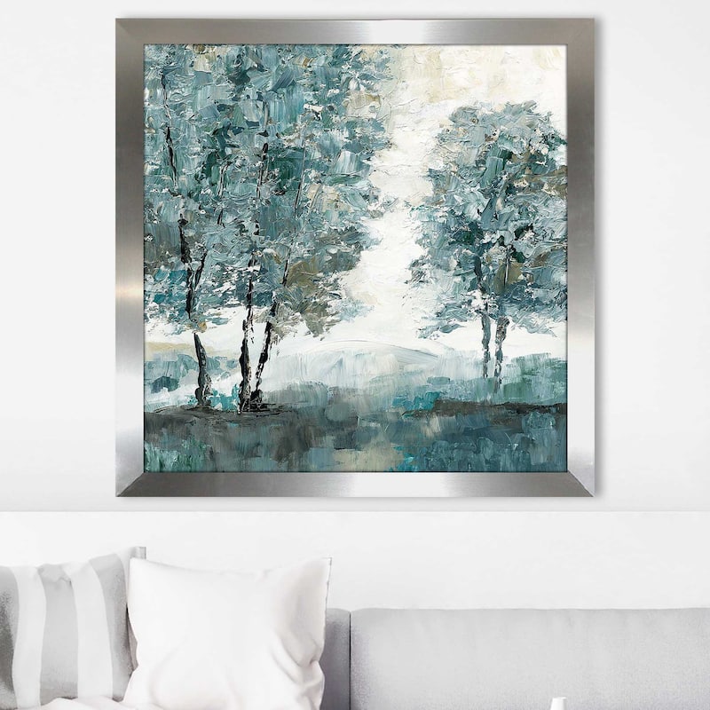 "Teal Sentinel" by Nan II Print on Acrylic