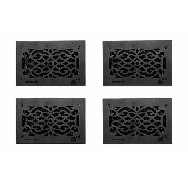 Shop 4 Floor Heat Register Louver Vent Victorian Cast 6 X 12 Duct
