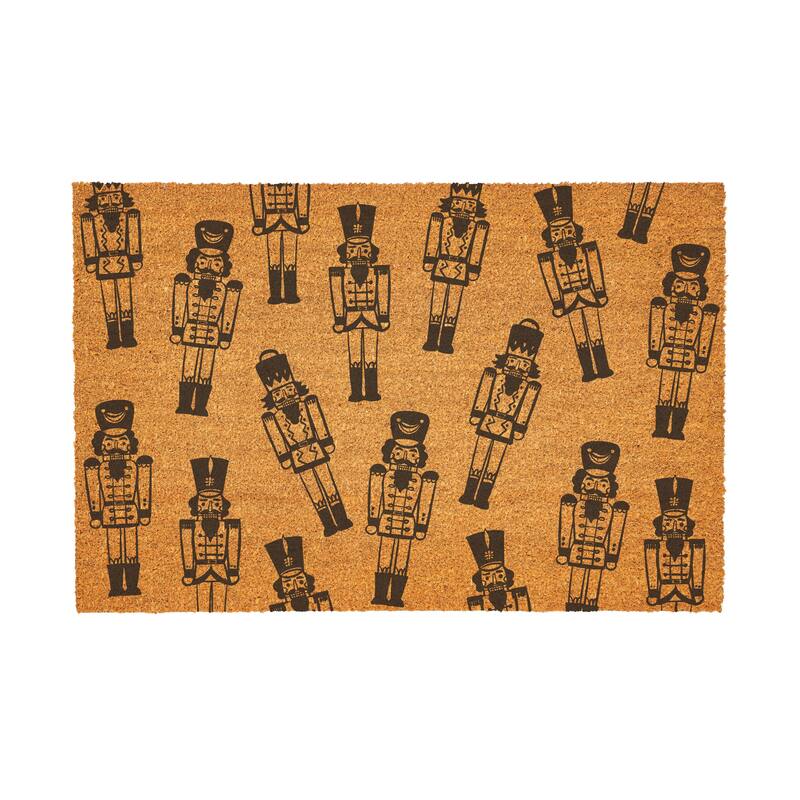 Nutcracker Coir Door Mat - 36" x 24"