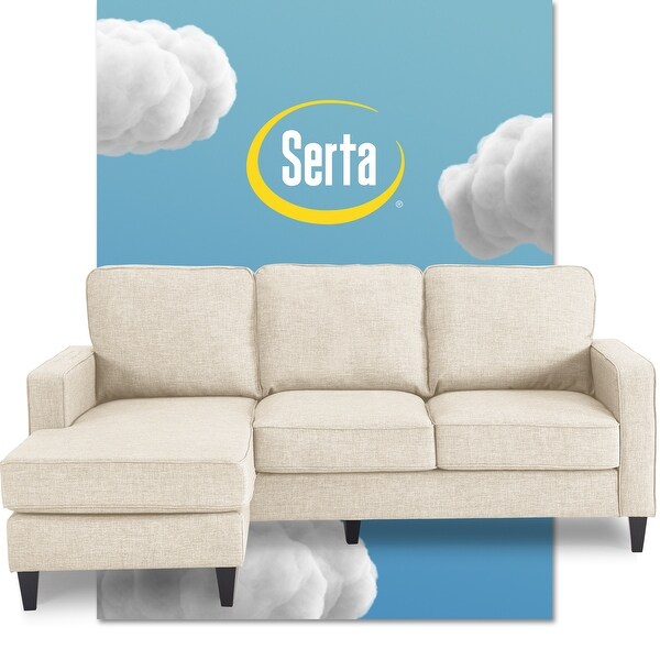 Serta Harmon 80-inch Reversible Sectional Sofa. Opens flyout.