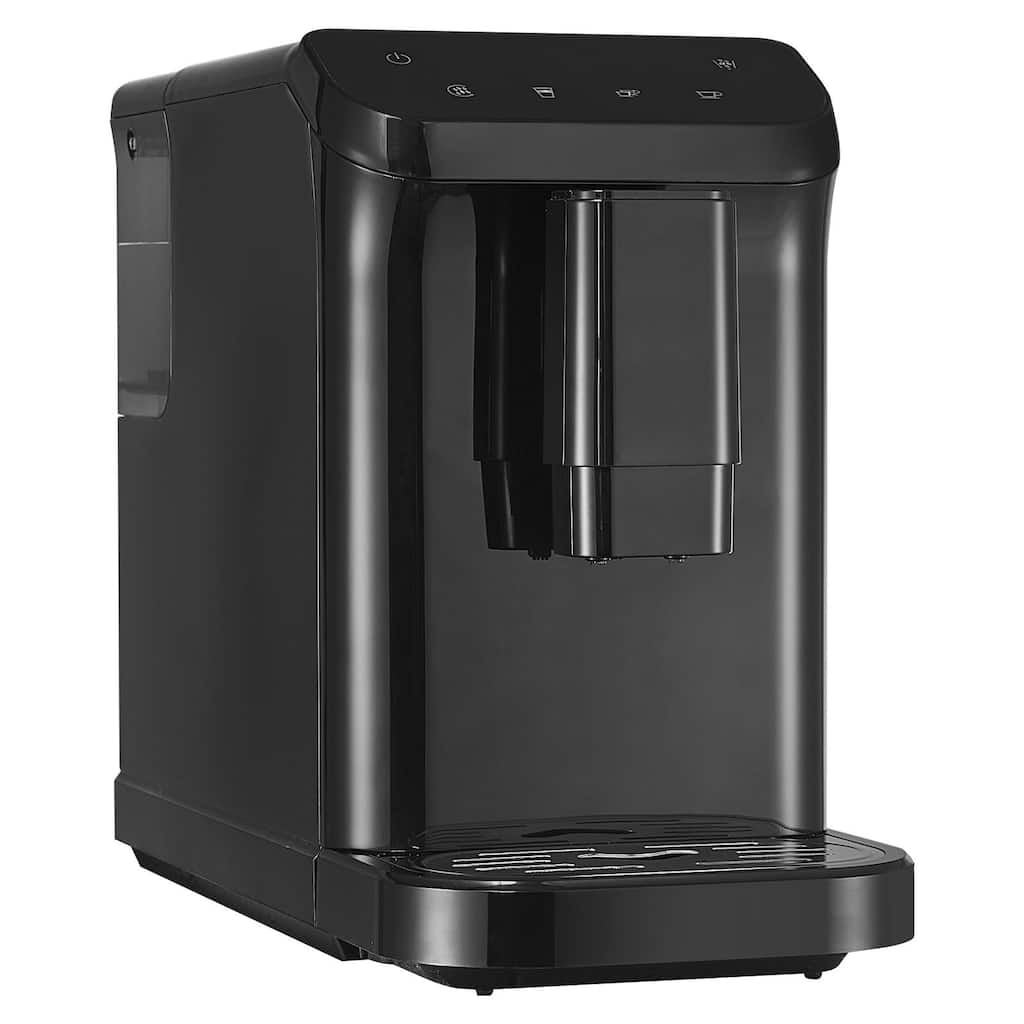15-Bar Espresso Machine with Built-in Grinder and Auto Cleaning Features - 17.3” x 7.4” x 12.5”