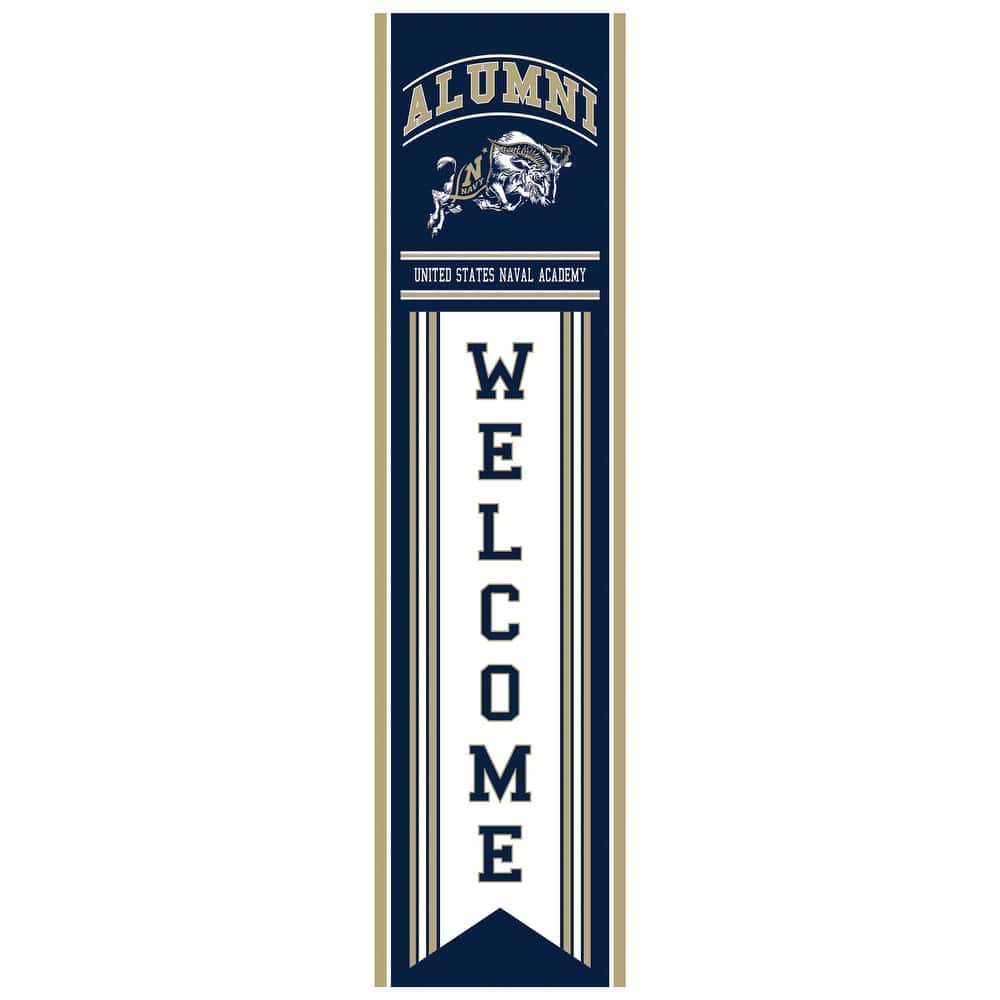47" Porch Leaner Welcome Wall Sign, US Naval Academy