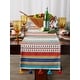 preview thumbnail 23 of 29, DII Picante Stripe Tassel Table Runner 13x72