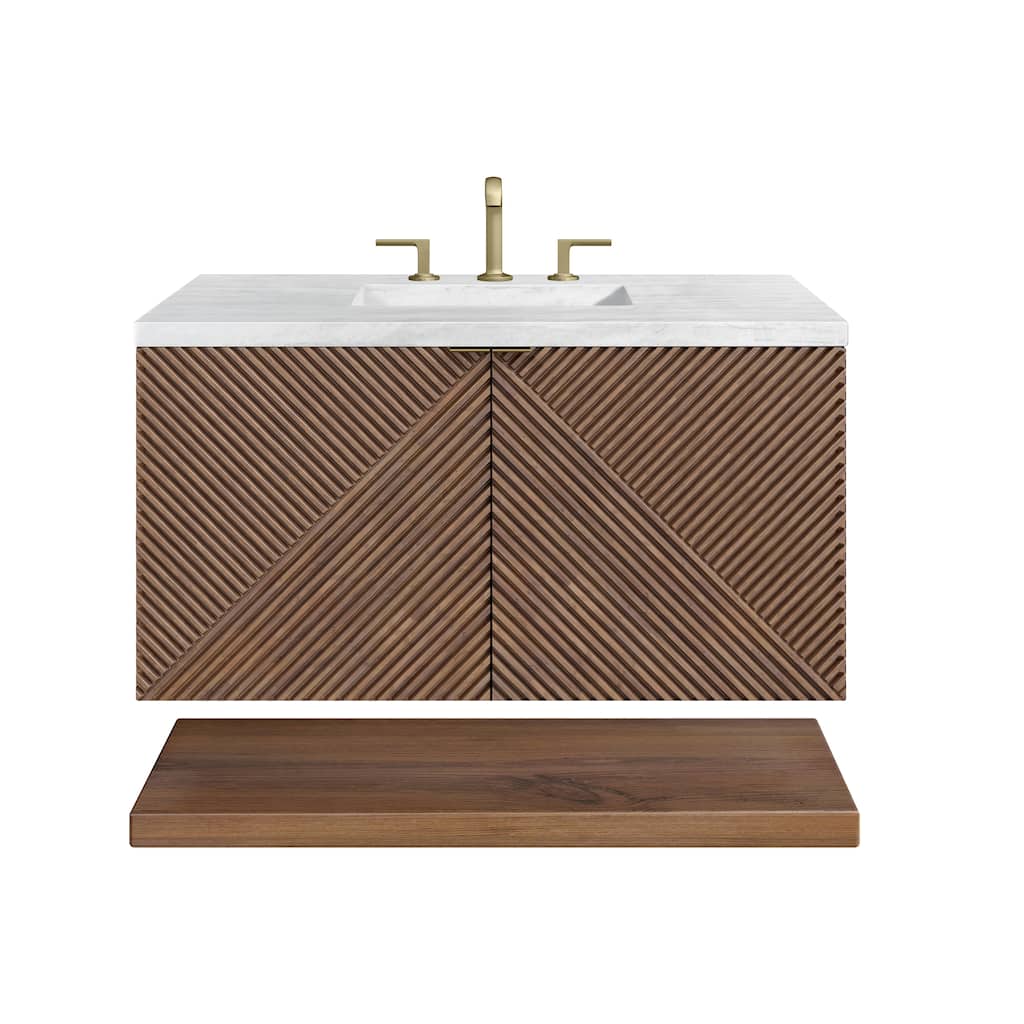 James Martin Vanities Marcello 36" Single Vanity, Chestnut
