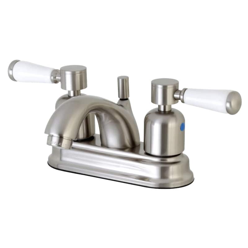 Kingston Brass Paris 1.2 GPM Centerset Bathroom Faucet with Porcelain