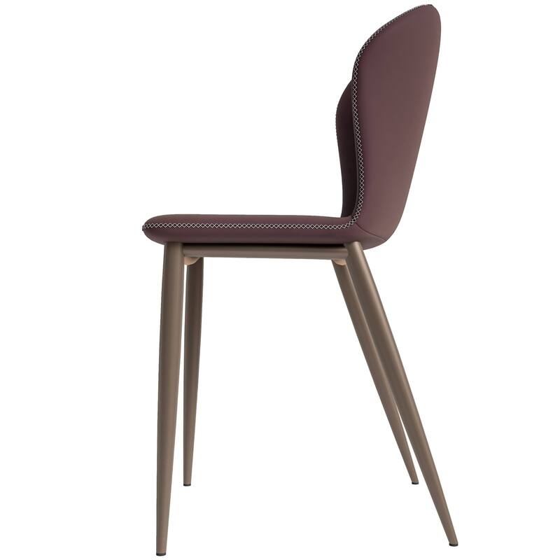 Mosaic Modern Upholstered in Fabric Dining Chair With Metal Legs Set of 4