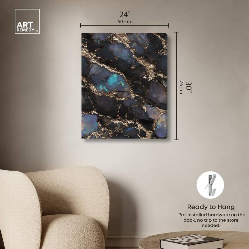Astral Firelight Canvas by Art Remedy, Gallery Wrapped