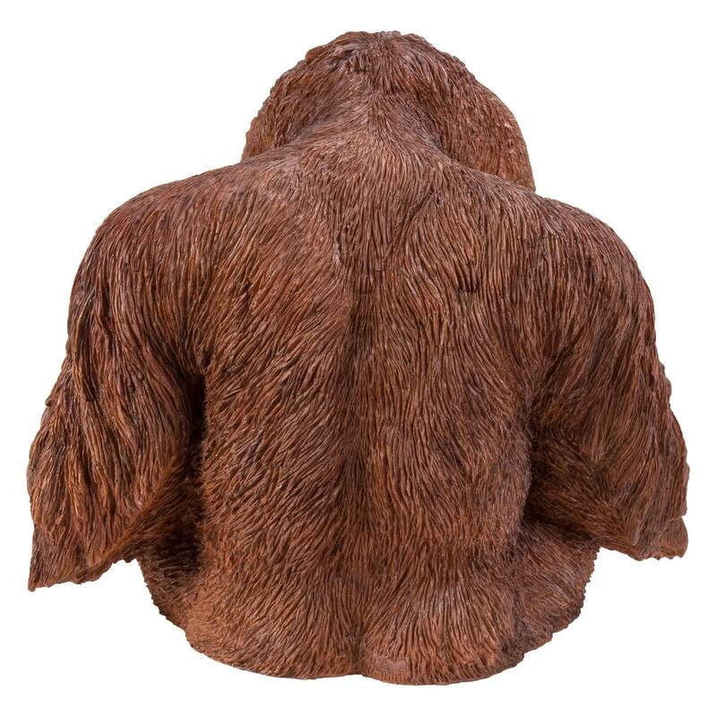 13" Orangutan Sitting Outdoor Garden Statue