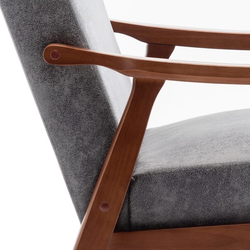 Vintage Classic Upholstered Accent Armchair