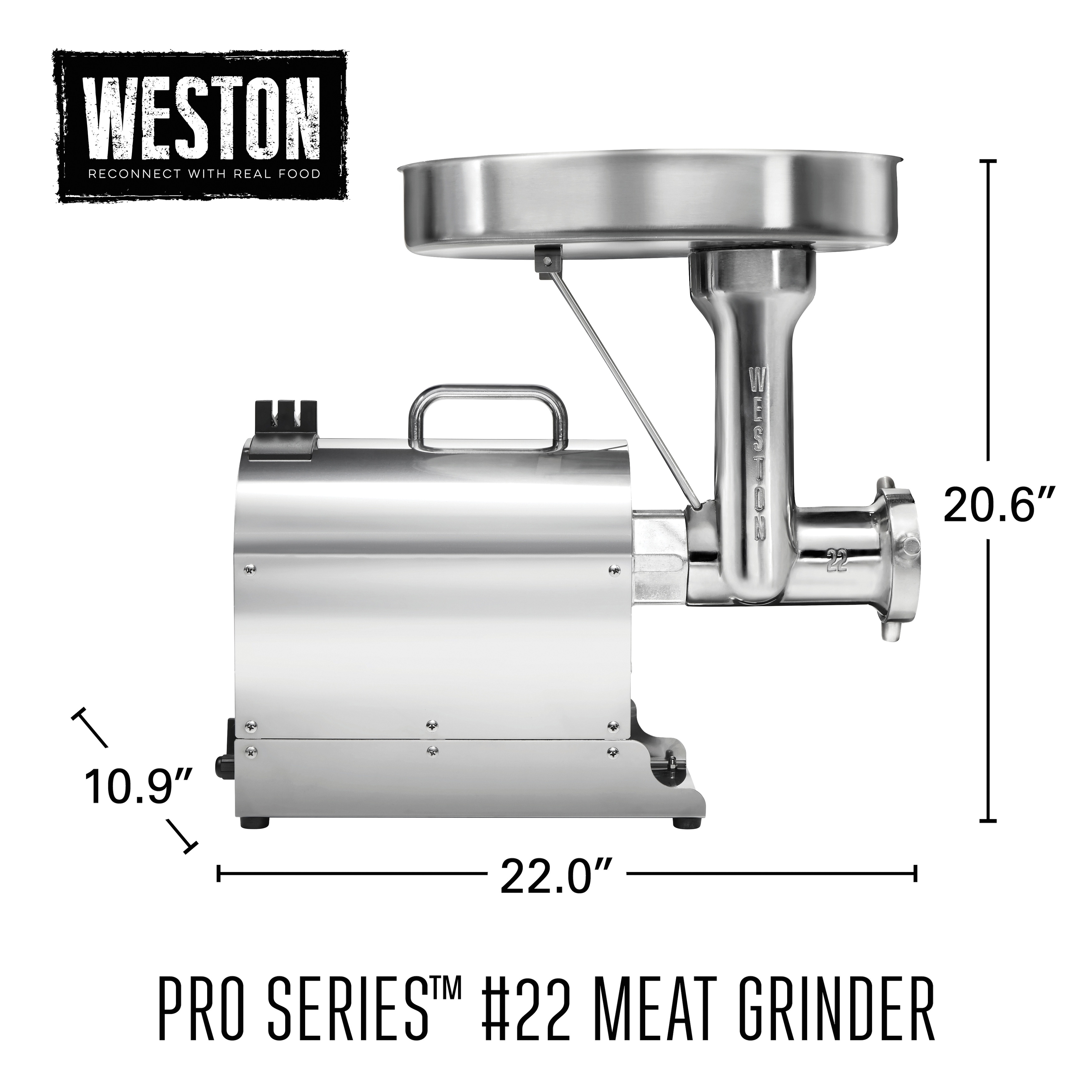 Weston #5 Electric Meat Grinder & Sausage Stuffer