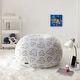 preview thumbnail 6 of 4, Disney Mickey Mouse Embossed Faux Fur Round Bean Bag Chair